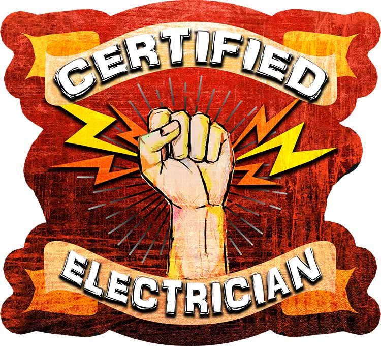 3M Electrician Hard Hat Stickers – SH-36, Made In USA, Vinyl, Various Sizes