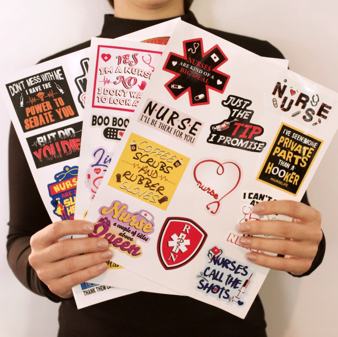 Nurse Stickers - Support Nurses with These Medical Stickers - Show Your Pride
