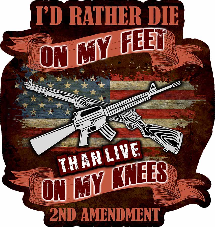 High-Quality Gun Stickers | Cool Riffle & 2nd Amendment Designs ...