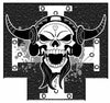Goth Skull Sticker
