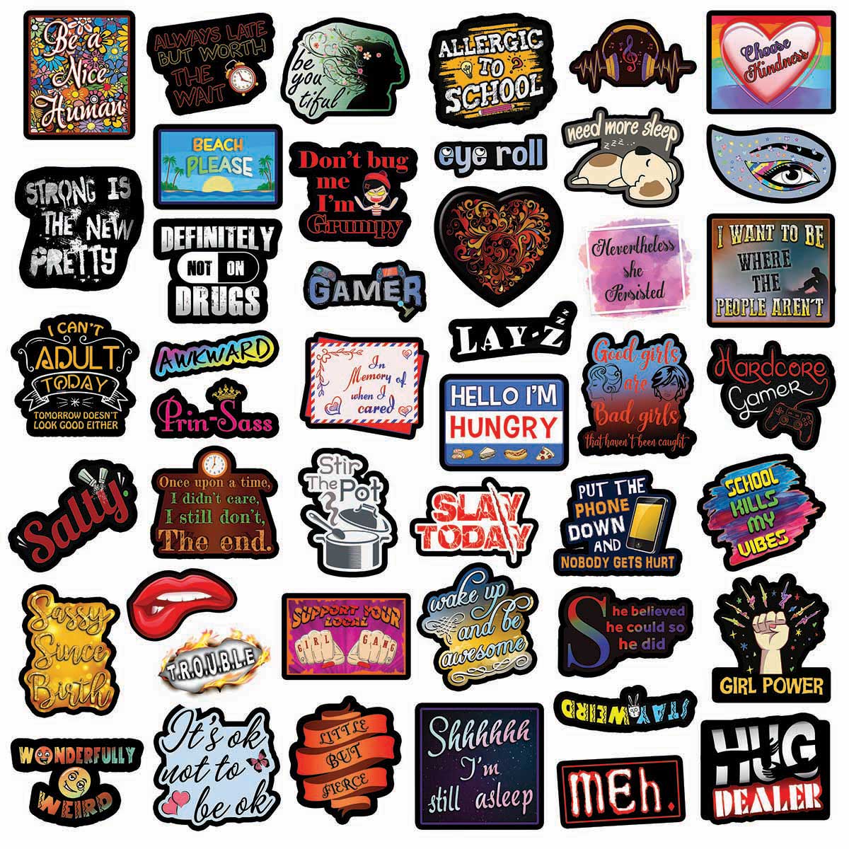 Trendy Teenage Stickers | Perfect Gifts for Teens & Tweens – Kakembo ...